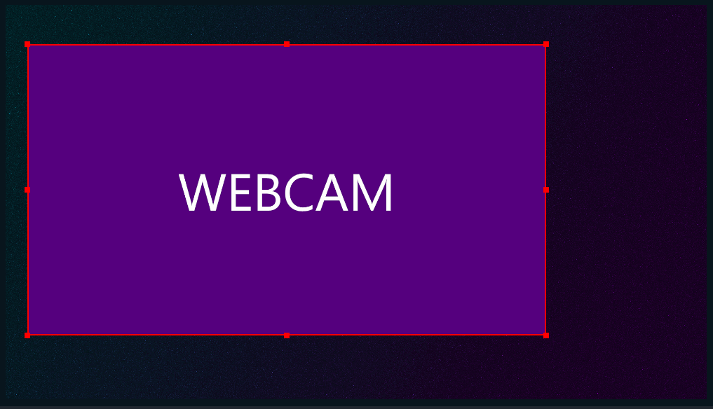 GIF de démonstration du plugin Move Transition, une webcam se déplace et se redimensionne automatiquement